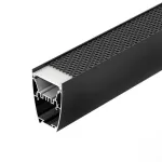 Arlight Профиль LINE-5075-U-HONEYCOMB-2000 BLACK Алюминий 044885 от ImperiumLoft