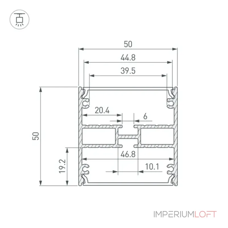 Arlight Профиль LINE-5050-DUAL-2000 ANOD BLACK Алюминий 045652 от ImperiumLoft Arlight Профиль LINE-5050-DUAL-2000 ANOD BLACK Алюминий 045652 от ImperiumLoft