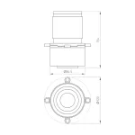 Насадка кадрирующая LGD-CROPLENS-R85 WH Arlight Металл 046747 от ImperiumLoft