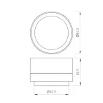 Arlight Насадка с изменяемым углом LGD-ZOOMLENS-R85 BK 17-50 deg Металл 046748 от ImperiumLoft