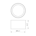 Arlight Кольцо антибликовое LGD-ANTIGLARE-RING-R85 BK Металл 046757 от ImperiumLoft