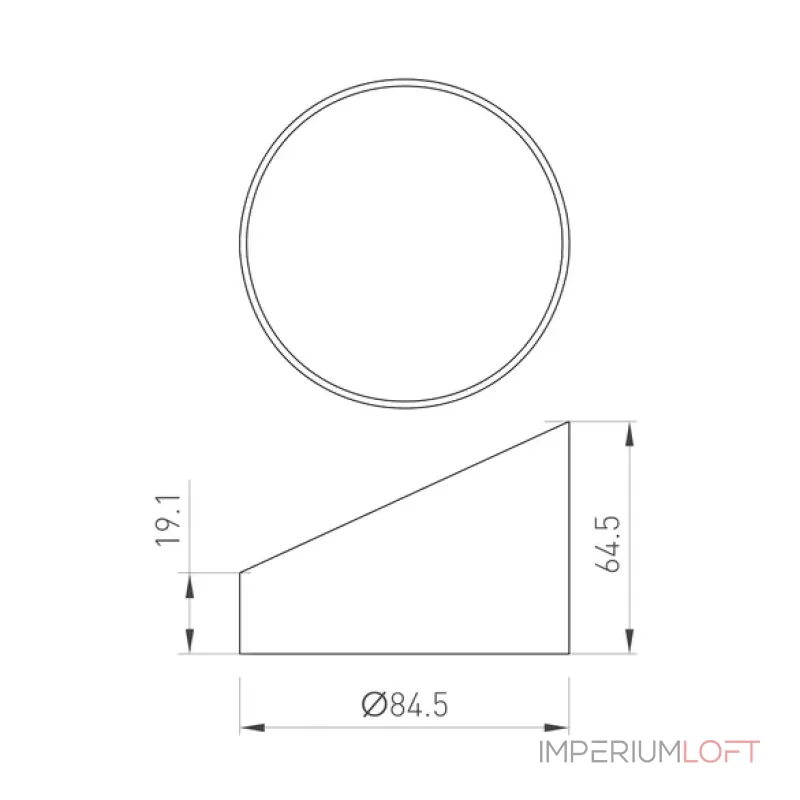 Бленда LGD-HOOD-R85 WH Arlight Металл 046771 от ImperiumLoft Бленда LGD-HOOD-R85 WH Arlight Металл 046771 от ImperiumLoft