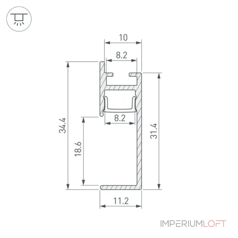 Профиль PLINTUS-H35-F-2000 ANOD Arlight Алюминий 046858 от ImperiumLoft Профиль PLINTUS-H35-F-2000 ANOD Arlight Алюминий 046858 от ImperiumLoft