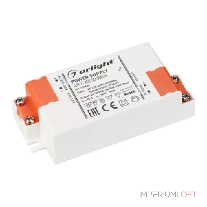 Arlight Блок питания ARJ-SP-40300-R 12Вт 27-40В 300mA IP20 048765 от ImperiumLoft Arlight Блок питания ARJ-SP-40300-R 12Вт 27-40В 300mA IP20 048765 от ImperiumLoft
