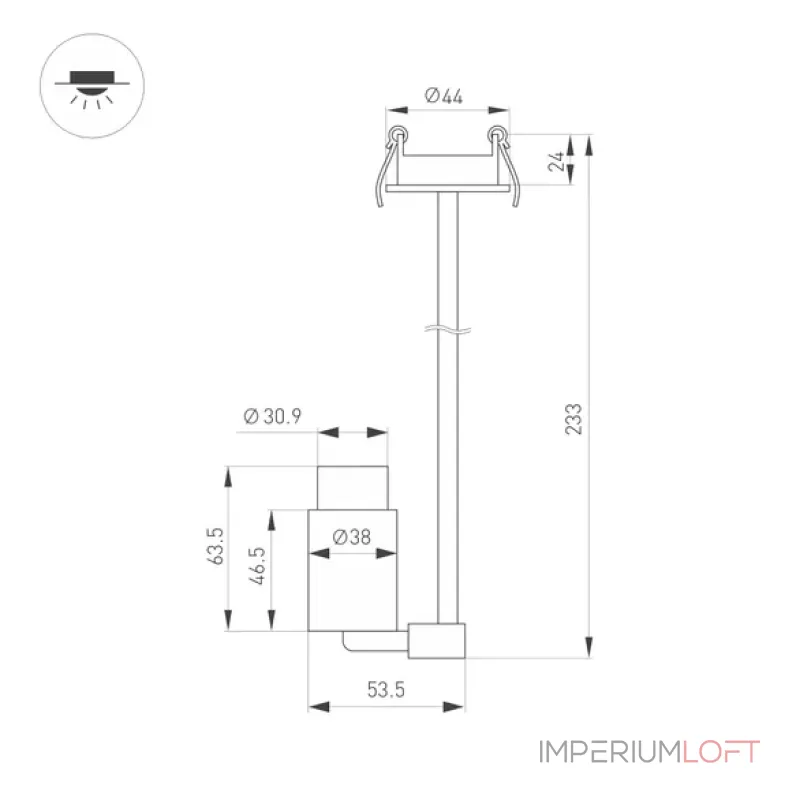 Arlight Светильник ART-NEMO-BUILT-ZOOM-L205-R38-5Вт Day4000 BK 10-55 deg 24В IP20 049784 от ImperiumLoft Arlight Светильник ART-NEMO-BUILT-ZOOM-L205-R38-5Вт Day4000 BK 10-55 deg 24В IP20 049784 от ImperiumLoft