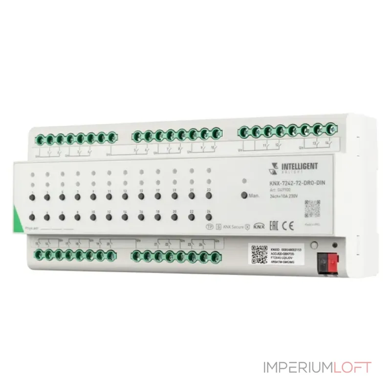 Arlight INTELLIGENT Релейный модуль KNX-7242-72-DRO-DIN Grey BUS 24x10A IARL IP20 049900 от ImperiumLoft Arlight INTELLIGENT Релейный модуль KNX-7242-72-DRO-DIN Grey BUS 24x10A IARL IP20 049900 от ImperiumLoft