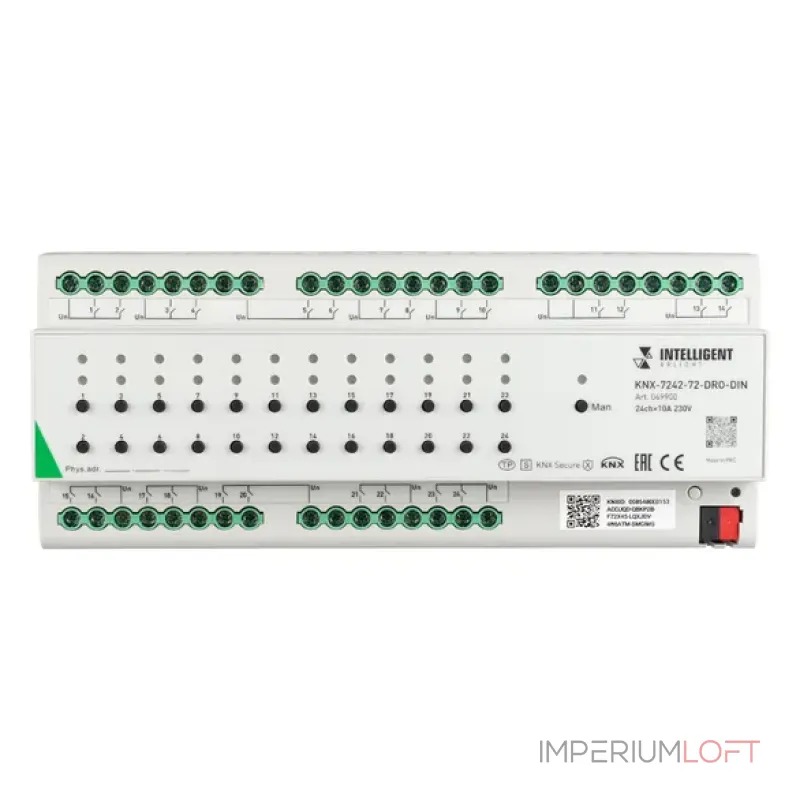 Arlight INTELLIGENT Релейный модуль KNX-7242-72-DRO-DIN Grey BUS 24x10A IARL IP20 049900 от ImperiumLoft Arlight INTELLIGENT Релейный модуль KNX-7242-72-DRO-DIN Grey BUS 24x10A IARL IP20 049900 от ImperiumLoft