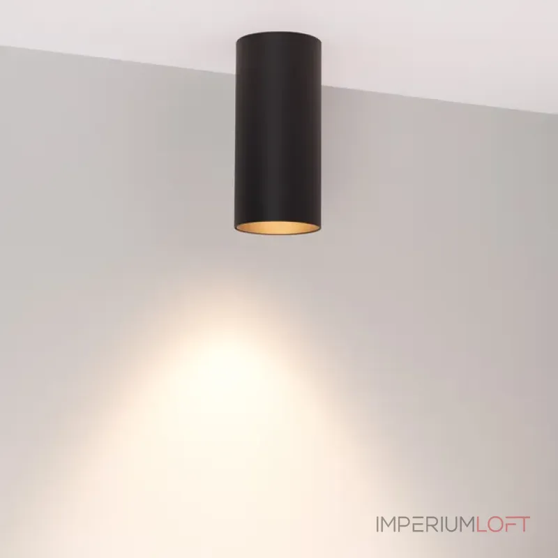 Arlight Светильник SP-GABI-SURFACE-R60-12Вт Warm3000 BK 60 deg 230В IP40 052341 от ImperiumLoft