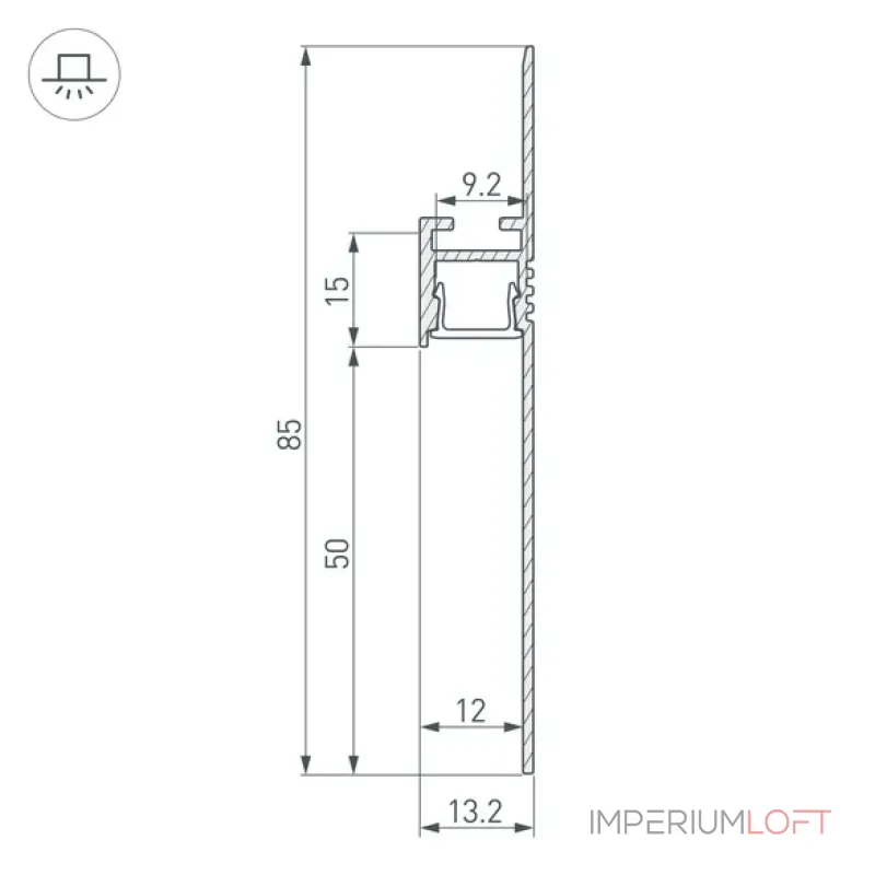 Arlight Профиль ARH-PLINTUS-50-FANTOM-3000 BLACK Алюминий 052699 от ImperiumLoft Arlight Профиль ARH-PLINTUS-50-FANTOM-3000 BLACK Алюминий 052699 от ImperiumLoft