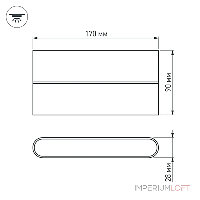 Arlight Светильник SP-Wall-170WH-Flat-12Вт Warm White IP54 020802 от ImperiumLoft Arlight Светильник SP-Wall-170WH-Flat-12Вт Warm White IP54 020802 от ImperiumLoft