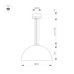 Arlight Светильник SP-RESTO-HANG-R500-30Вт Day4000 BK 100 deg 230В IP20 039698 от ImperiumLoft