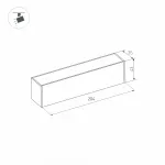 Arlight Светильник MAG-FLAT-45-L205-6Вт Day4000 BK 100 deg 24В DALI IP20 046572 от ImperiumLoft