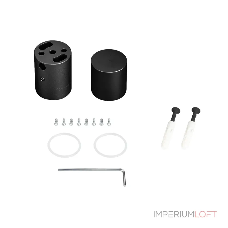 Arlight Крепление MOONLIGHT-VT-CEILING-D25 Black Металл 048398 от ImperiumLoft