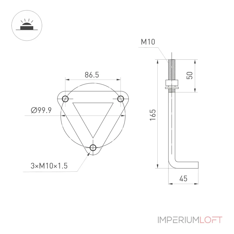 Arlight Светильник LGD-CASTELLO-BOLL-H800-20Вт Warm3500-MIX GR 80 deg 230В IP65 045537 от ImperiumLoft Arlight Светильник LGD-CASTELLO-BOLL-H800-20Вт Warm3500-MIX GR 80 deg 230В IP65 045537 от ImperiumLoft
