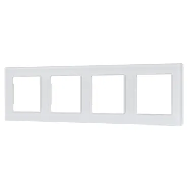 Рамка стеклянная FRM-GLARE-GS-4-WH Arlight 043802 Рамка стеклянная FRM-GLARE-GS-4-WH Arlight 043802