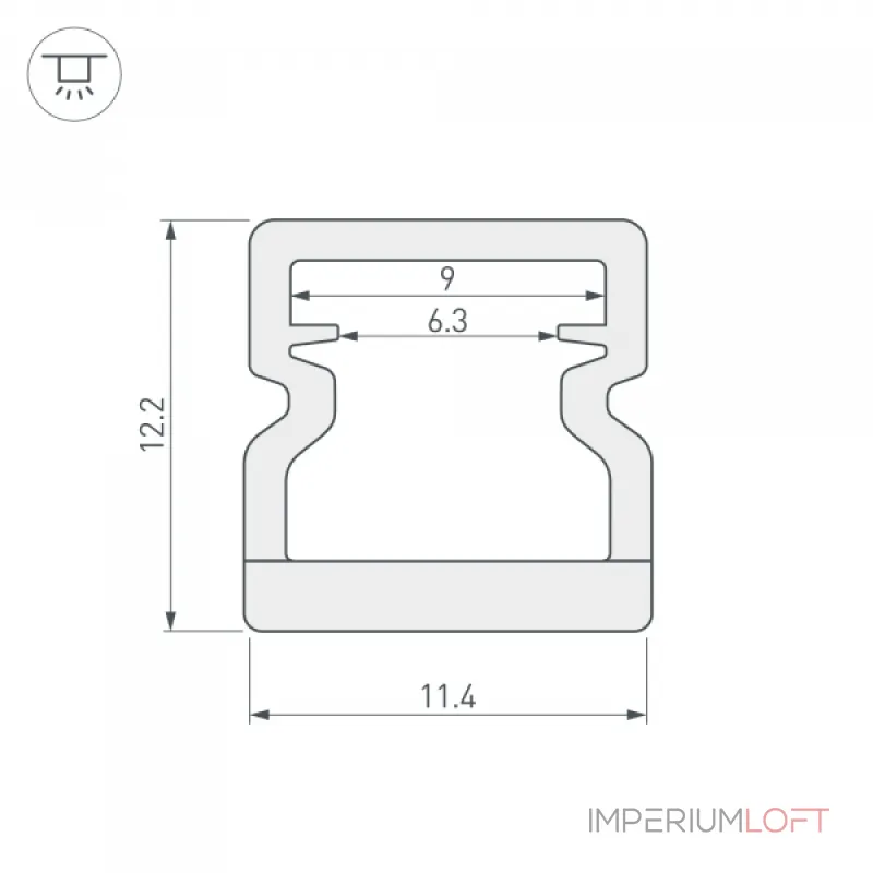 Arlight Профиль WPH-LINE-1212-2000 OPAL 023302(1) от ImperiumLoft Arlight Профиль WPH-LINE-1212-2000 OPAL 023302(1) от ImperiumLoft