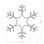 Arlight Фигура ARD-SNOWFLAKE-M4-750x750-324LED White 230В 18Вт Ardecoled IP65 025307 от ImperiumLoft