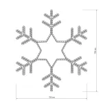 Arlight Фигура ARD-SNOWFLAKE-M4-750x750-324LED White 230В 18Вт Ardecoled IP65 025307 от ImperiumLoft