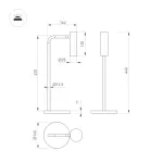 Arlight Светильник SP-VERDI-TAB-3Вт Warm3000 BK 20 deg 230В IP20 051670 от ImperiumLoft