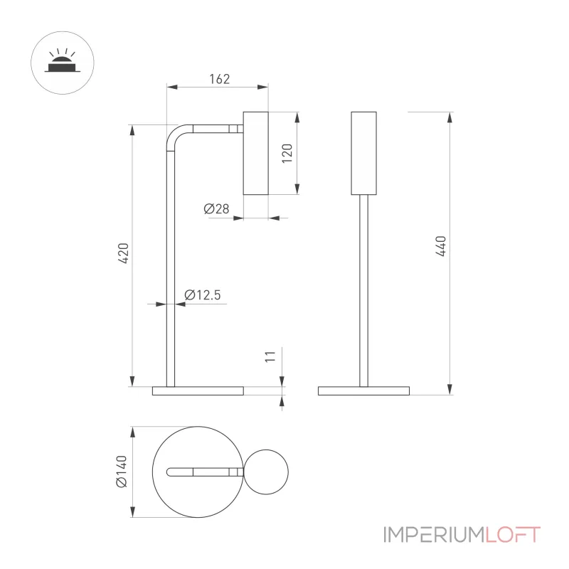 Arlight Светильник SP-VERDI-TAB-3Вт Warm3000 BK 20 deg 230В IP20 051670 от ImperiumLoft Arlight Светильник SP-VERDI-TAB-3Вт Warm3000 BK 20 deg 230В IP20 051670 от ImperiumLoft