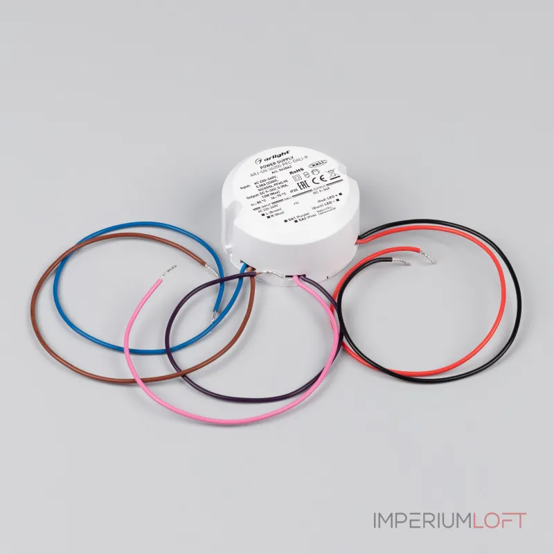 Arlight Блок питания ARJ-SN-34350-PFC-DALI-R 12Вт 9-34В 0.35A IP20 043062 от ImperiumLoft Arlight Блок питания ARJ-SN-34350-PFC-DALI-R 12Вт 9-34В 0.35A IP20 043062 от ImperiumLoft