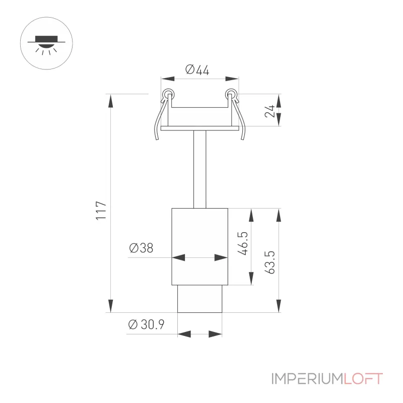 Arlight Светильник ART-NEMO-BUILT-ZOOM-R38-5Вт Day4000 BK 10-55 deg 24В IP20 049776 от ImperiumLoft Arlight Светильник ART-NEMO-BUILT-ZOOM-R38-5Вт Day4000 BK 10-55 deg 24В IP20 049776 от ImperiumLoft