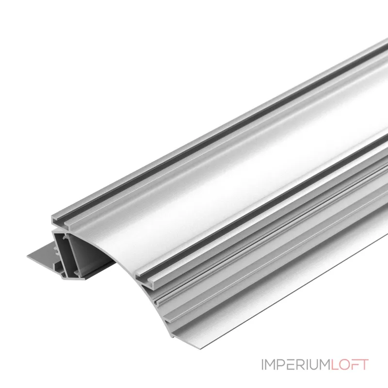 Arlight Профиль с экраном ALM-ARC-SINGLE-2000 ANOD+FROST Алюминий 029850 от ImperiumLoft
