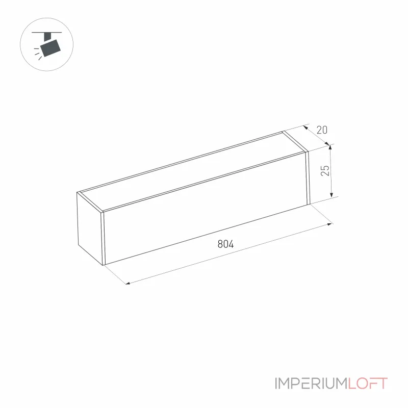 Светильник MAG-FLAT-25-L800-24Вт Day4000 BK 100 deg 24В DALI Arlight IP20 046336 от ImperiumLoft