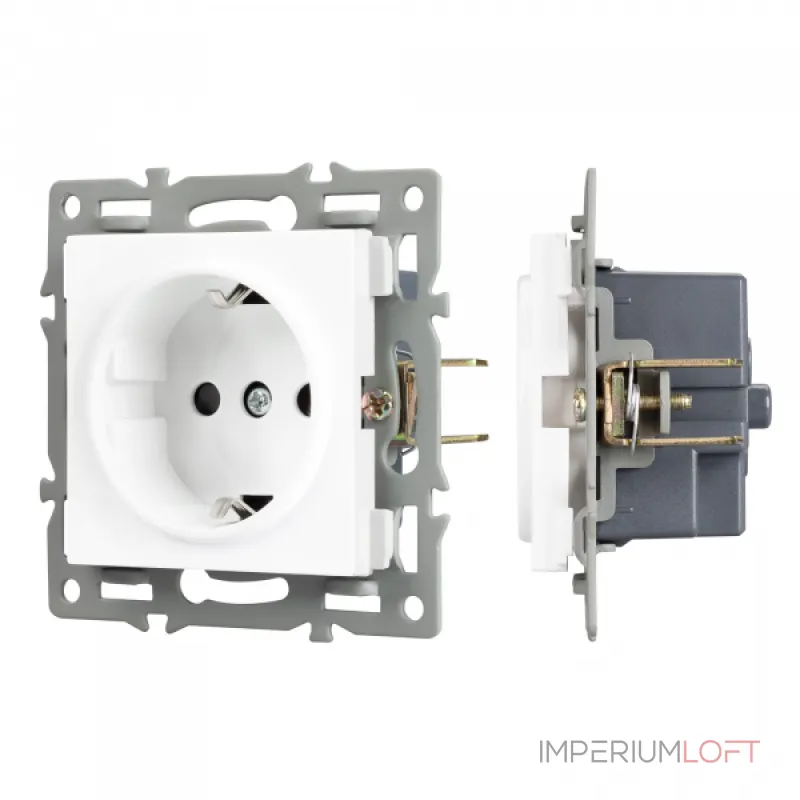 Arlight Механизм электрической розетки SCT-MEU1-PL-WH 250В 16A 043730 от ImperiumLoft Arlight Механизм электрической розетки SCT-MEU1-PL-WH 250В 16A 043730 от ImperiumLoft