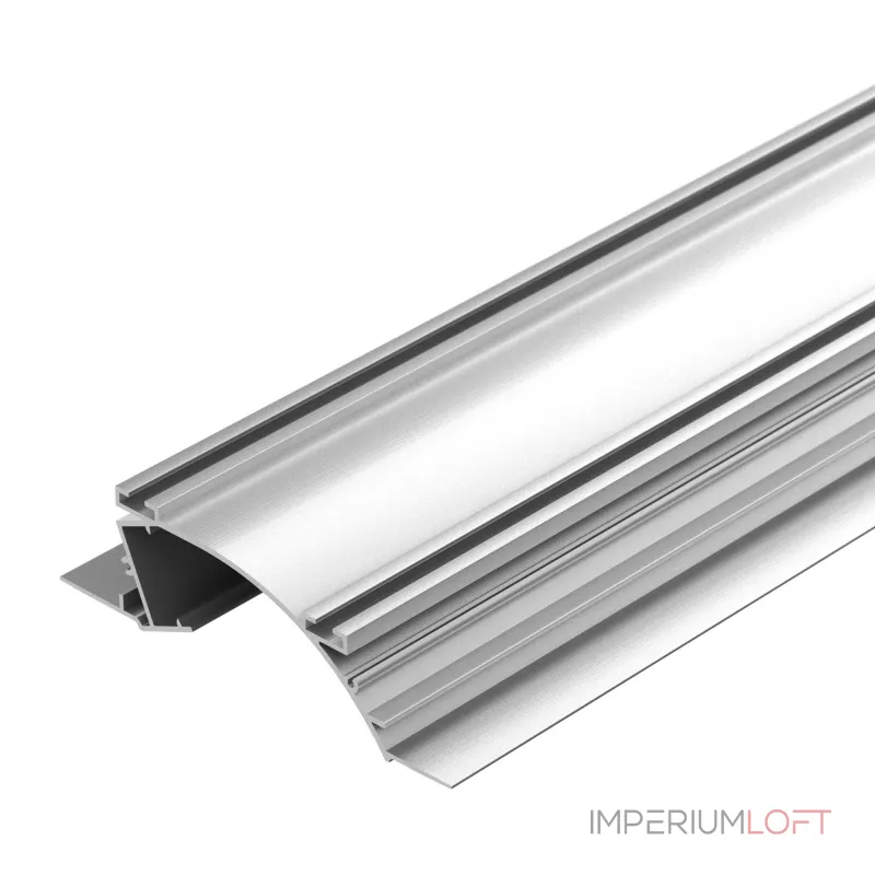 Arlight Профиль с экраном ALM-ARC-SINGLE-2000 ANOD+FROST Алюминий 029850 от ImperiumLoft