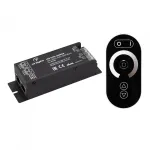 Arlight Диммер ARL-3022-OVAL-DIM Black 12-24В 1x25A ПДУ RF IP20 027150 от ImperiumLoft