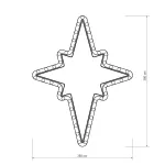Arlight Фигура ARD-STAR-M3-380x250-36LED Warm 230В 2.5Вт Ardecoled IP65 025314 от ImperiumLoft