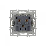 Arlight Механизм электрической розетки SCT-MEU1-PL-BK 250В 16A 043731 от ImperiumLoft