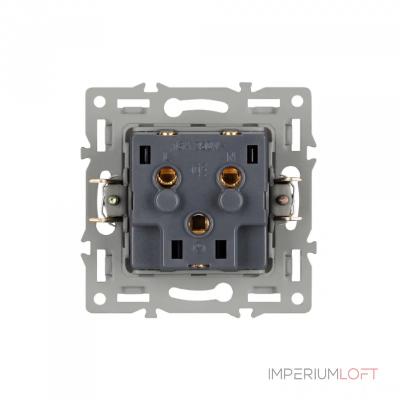 Arlight Механизм электрической розетки SCT-MEU1-PL-BK 250В 16A 043731 от ImperiumLoft Arlight Механизм электрической розетки SCT-MEU1-PL-BK 250В 16A 043731 от ImperiumLoft
