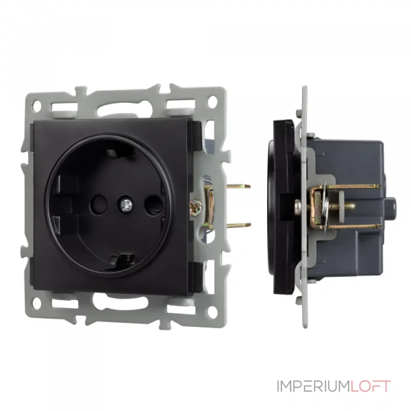 Arlight Механизм электрической розетки SCT-MEU1-PL-BK 250В 16A 043731 от ImperiumLoft Arlight Механизм электрической розетки SCT-MEU1-PL-BK 250В 16A 043731 от ImperiumLoft