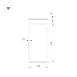 Arlight Светильник DL-INTENSO-S300x600-28Вт Day4000 WH 120 deg CRI90 230В IP40 043553 от ImperiumLoft