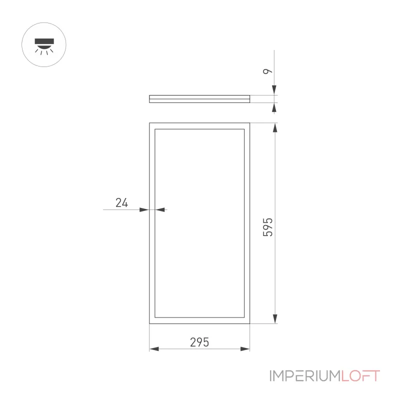 Arlight Светильник DL-INTENSO-S300x600-28Вт Day4000 WH 120 deg CRI90 230В IP40 043553 от ImperiumLoft Arlight Светильник DL-INTENSO-S300x600-28Вт Day4000 WH 120 deg CRI90 230В IP40 043553 от ImperiumLoft