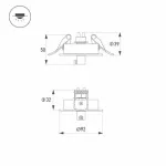 Чаша потолочная встраиваемая SPX-CANOPY-R90-C6.5 BK Arlight Металл 046017 от ImperiumLoft