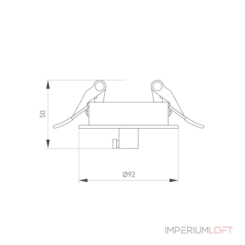 Чаша потолочная встраиваемая SPX-CANOPY-R90-C6.5 BK Arlight Металл 046017 от ImperiumLoft Чаша потолочная встраиваемая SPX-CANOPY-R90-C6.5 BK Arlight Металл 046017 от ImperiumLoft