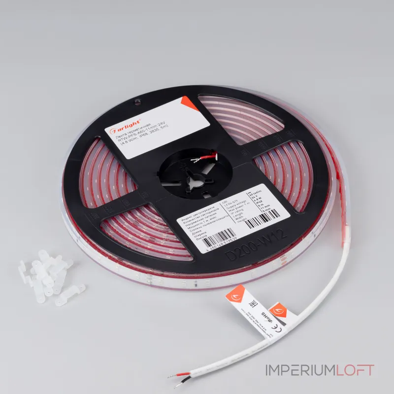 Arlight Лента герметичная RTW-PFS-A60-11mm 24В Red 4.8 В/м IP68 2835 5м 034182 от ImperiumLoft Arlight Лента герметичная RTW-PFS-A60-11mm 24В Red 4.8 В/м IP68 2835 5м 034182 от ImperiumLoft
