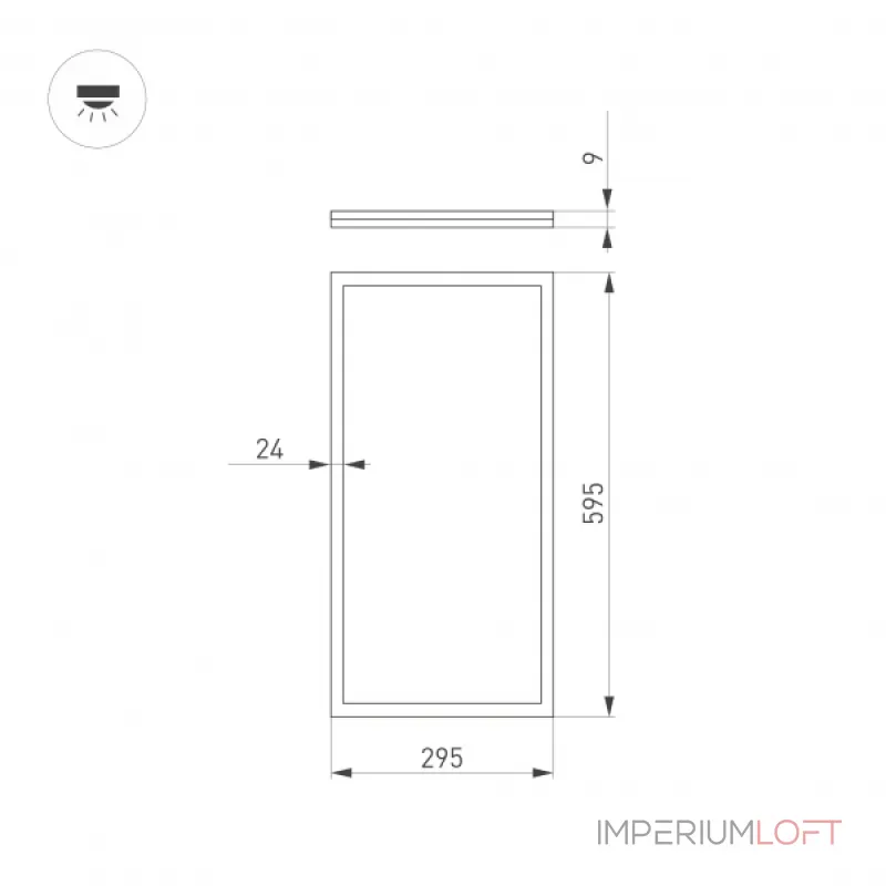 Arlight Светильник DL-INTENSO-S300x600-28Вт Day4000 WH 120 deg CRI90 230В IP40 043553 от ImperiumLoft Arlight Светильник DL-INTENSO-S300x600-28Вт Day4000 WH 120 deg CRI90 230В IP40 043553 от ImperiumLoft