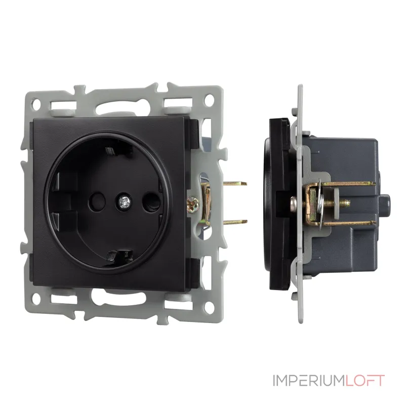 Arlight Механизм электрической розетки SCT-MEU1-PL-BK 250В 16A 043731 от ImperiumLoft Arlight Механизм электрической розетки SCT-MEU1-PL-BK 250В 16A 043731 от ImperiumLoft