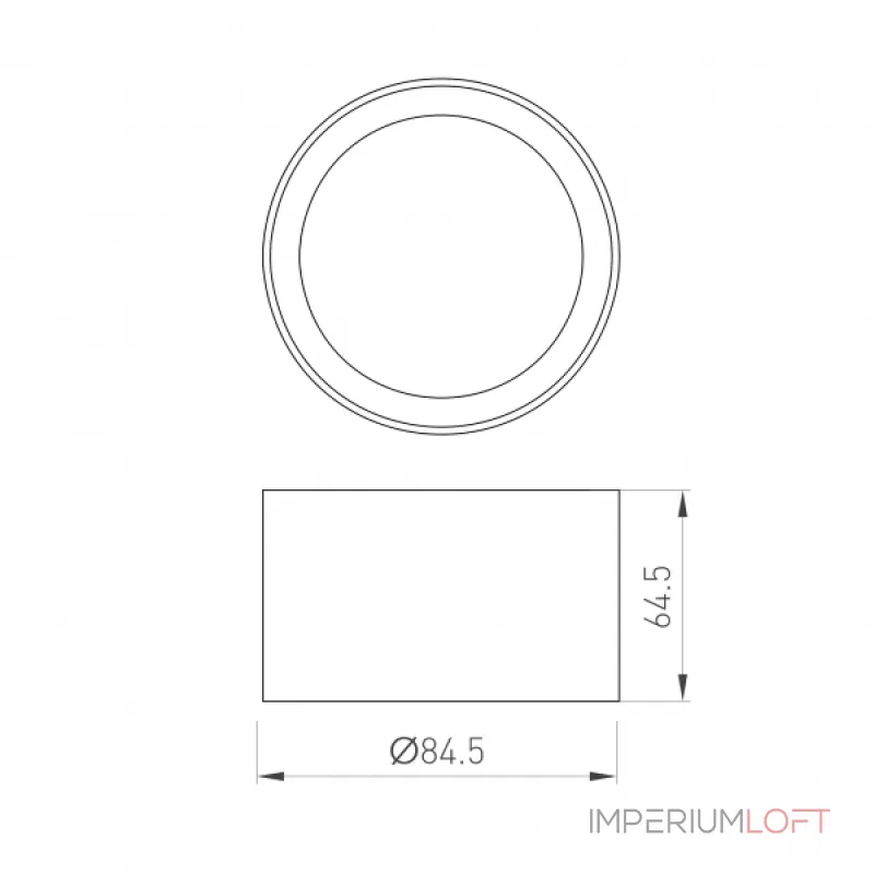 Кольцо антибликовое LGD-ANTIGLARE-RING-R85 WH Arlight Металл 046758 от ImperiumLoft Кольцо антибликовое LGD-ANTIGLARE-RING-R85 WH Arlight Металл 046758 от ImperiumLoft
