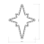Arlight Фигура ARD-STAR-M3-380x250-36LED Warm 230В 2.5Вт Ardecoled IP65 025314 от ImperiumLoft