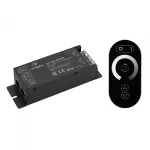 Arlight Диммер ARL-3022-OVAL-DIM Black 12-24В 1x25A ПДУ RF IP20 027150 от ImperiumLoft