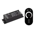 Arlight Диммер ARL-3022-OVAL-DIM Black 12-24В 1x25A ПДУ RF IP20 027150 от ImperiumLoft