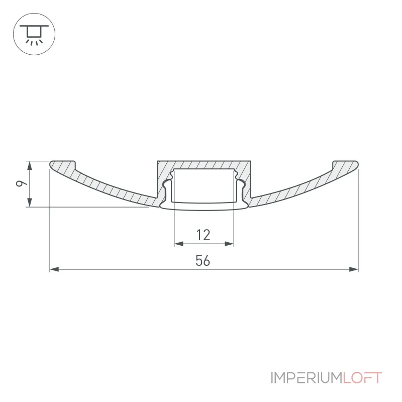 Arlight Профиль ARH-FLAT-2000 ANOD Алюминий 016149 от ImperiumLoft Arlight Профиль ARH-FLAT-2000 ANOD Алюминий 016149 от ImperiumLoft