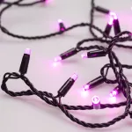 Arlight Светодиодная гирлянда ARD-STRING-CLASSIC-10000-BLACK-100LED-STD PINK 230В 7Вт Ardecoled IP65 025806 от ImperiumLoft