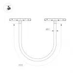 Arlight Светильник MAG-ORIENT-TUBE-ELASTIC-R25-L5000-70Вт Warm3000 BK 360 deg 48В IP20 044337 от ImperiumLoft