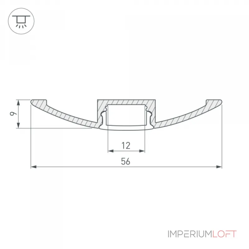 Arlight Профиль ARH-FLAT-2000 ANOD Алюминий 016149 от ImperiumLoft Arlight Профиль ARH-FLAT-2000 ANOD Алюминий 016149 от ImperiumLoft